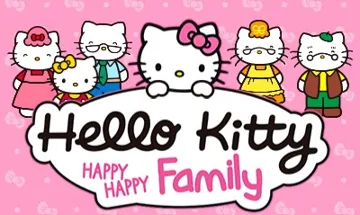 Hello Kitty Happy Happy Family (Europe) (En,Fr,De,Es,It,Nl) screen shot title